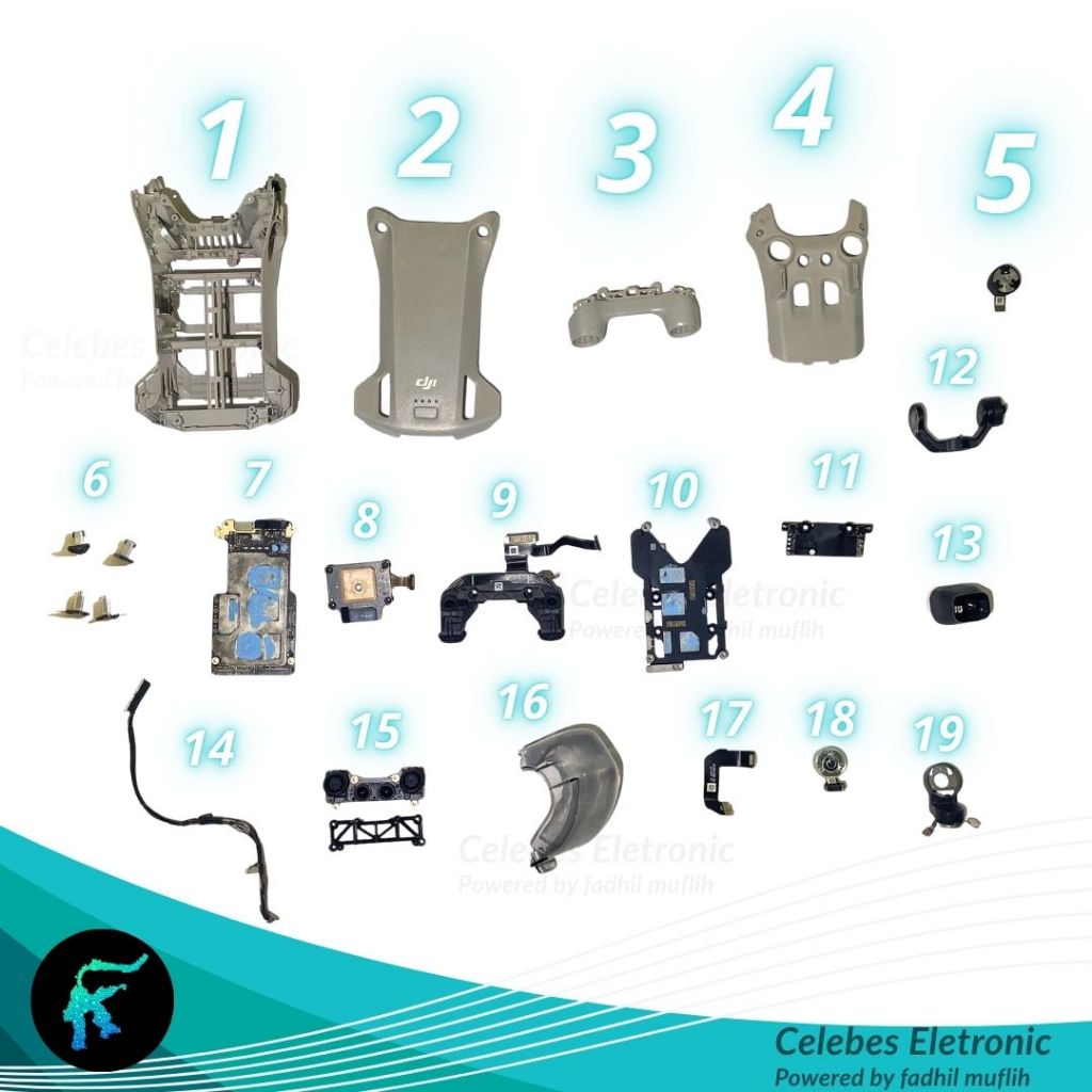 Sparepart DJI Mini 3 Pro Second Original Normal