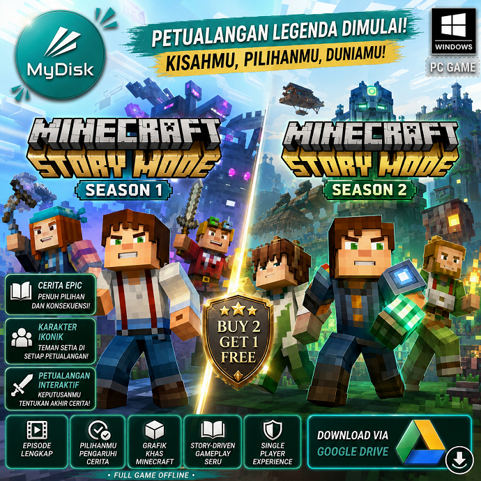 MINECRAFT STORY MODE SEASON 1 | 2 - GAME PC