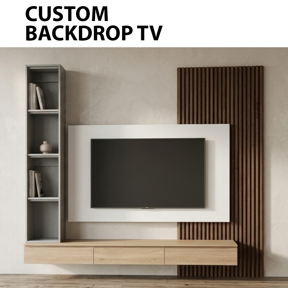 Backdrop TV - Custom Set Wall Backdrop TV