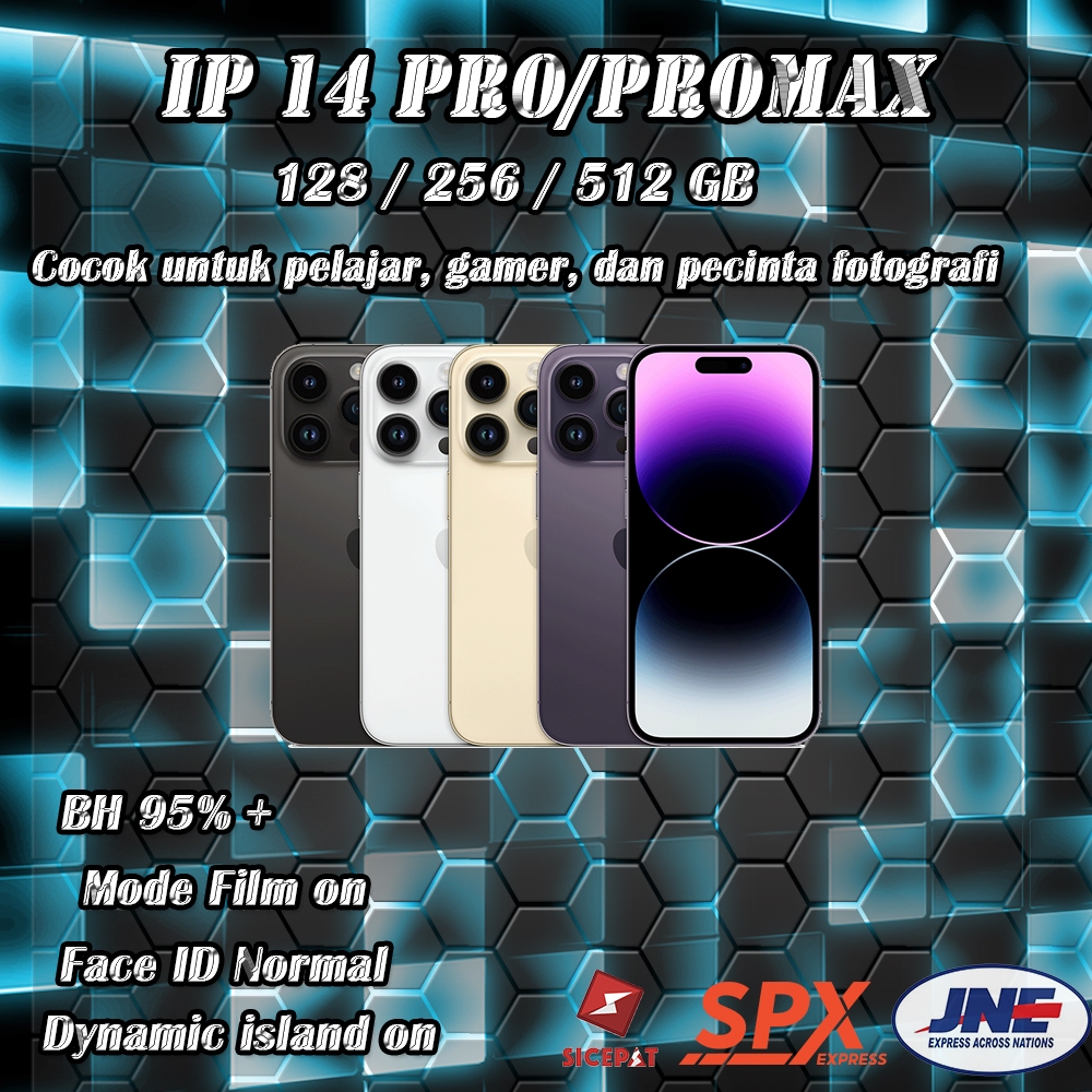 iPhone 14 Pro/ProMax 128/256GB Second 100% ORI INTER