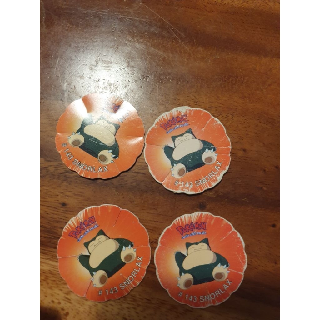 Tazos Smash Pokemon Snorlax