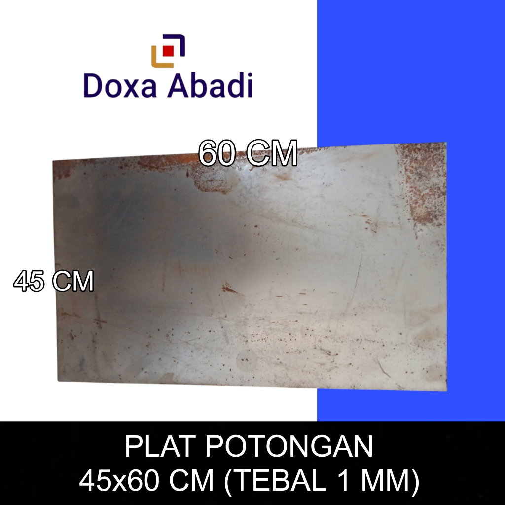 BESI PLAT POTONGAN 40X60 CM TEBAL 1 MM | PLAT BESI POTONGAN 1 MM | PLAT BESI KOTAK 540 CM X 60 CM  C