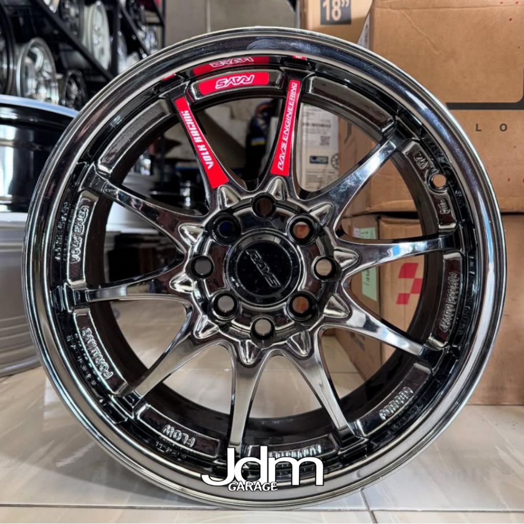 velg mobil ring 15 CE28 BLACK CHROME lebar 7 pcd 4X100 - 4X114,3 velg racing r15 avanza Xenia velg m
