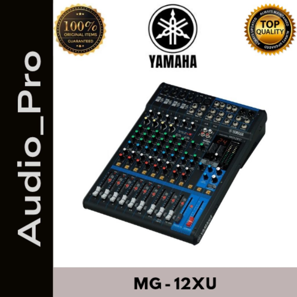 Mixer Yamaha MG12XU Mixer Yamaha 12 Chanel MG-12XU Yamaha MG12 XU Original Yamaha