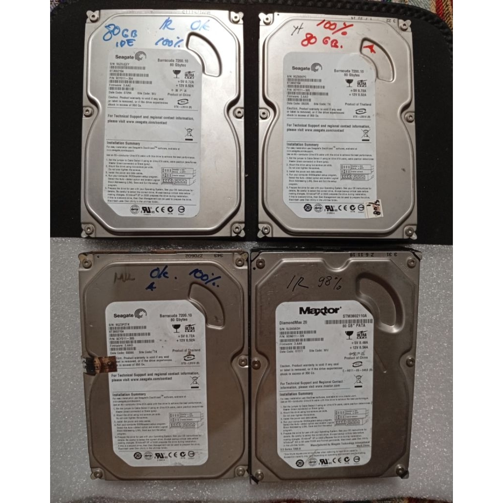 HARDISK 80GB IDE/ATA/ps2  3, NORMAL