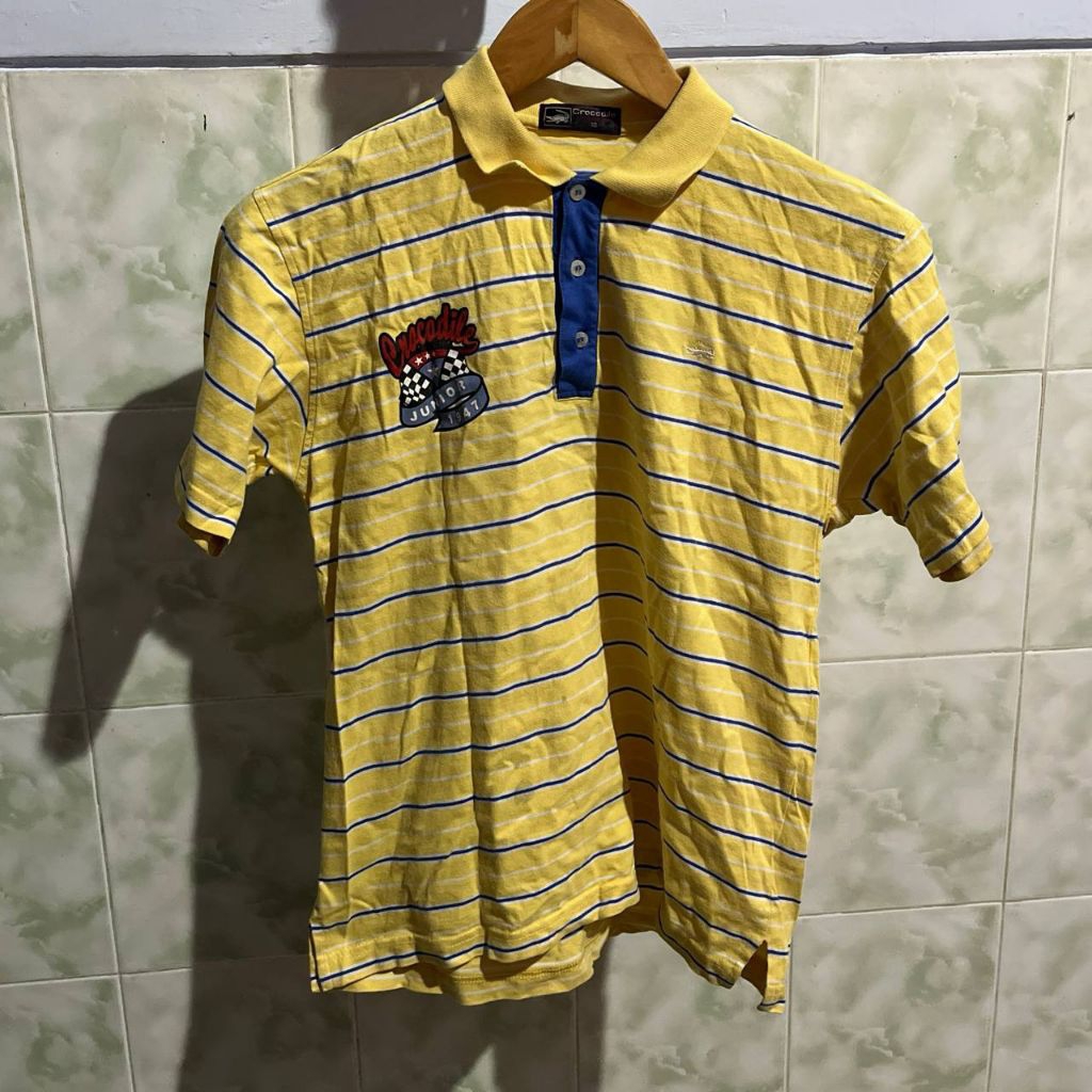 Kaos Kerah Anak Laki-laki Crocodile Stripe | Preloved Bekas Pribadi Second