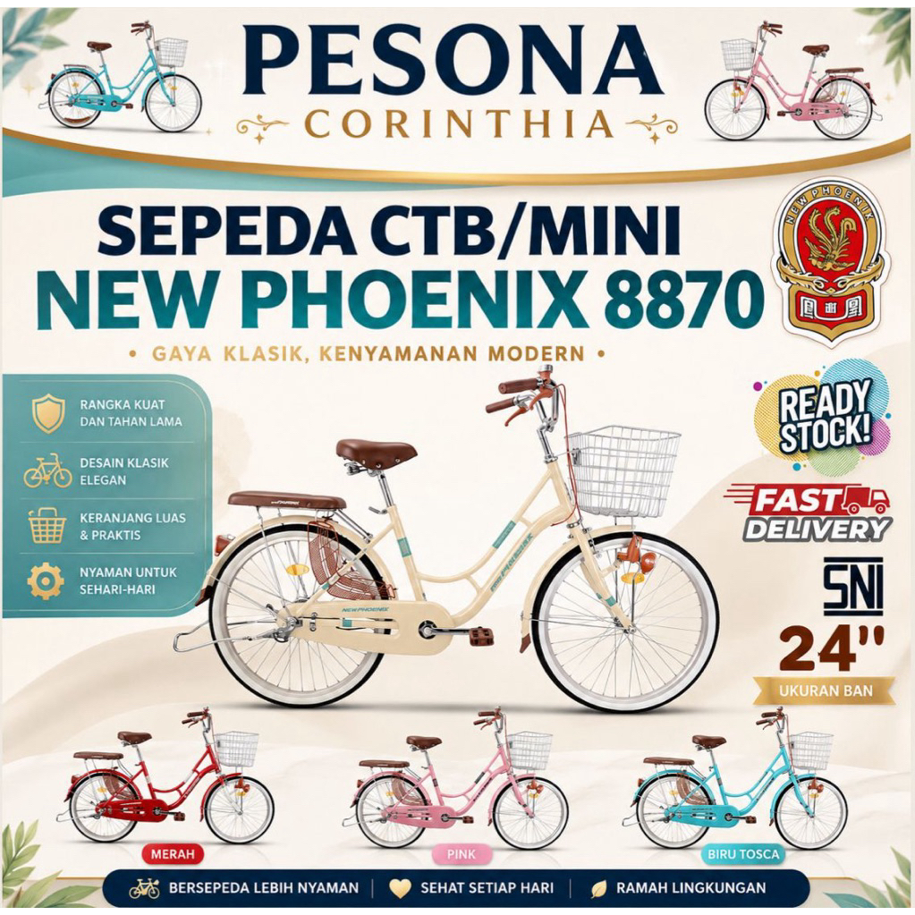 Sepeda Mini 24” CTB NEW PHOENIX 8870
