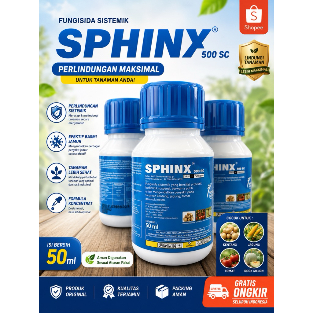 fungisida SPHINX 500SC (50ml)