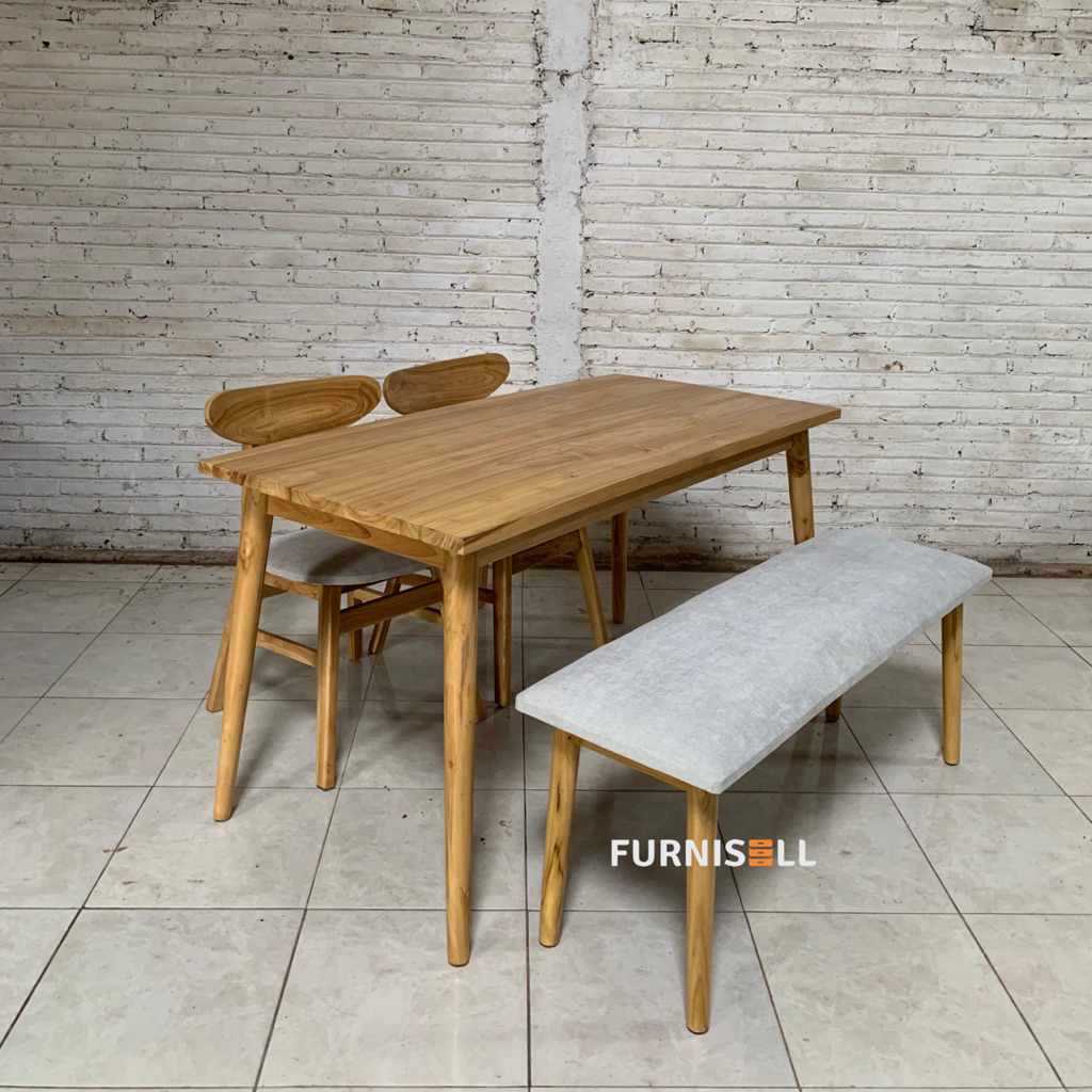 set furniture cafe kayu jati