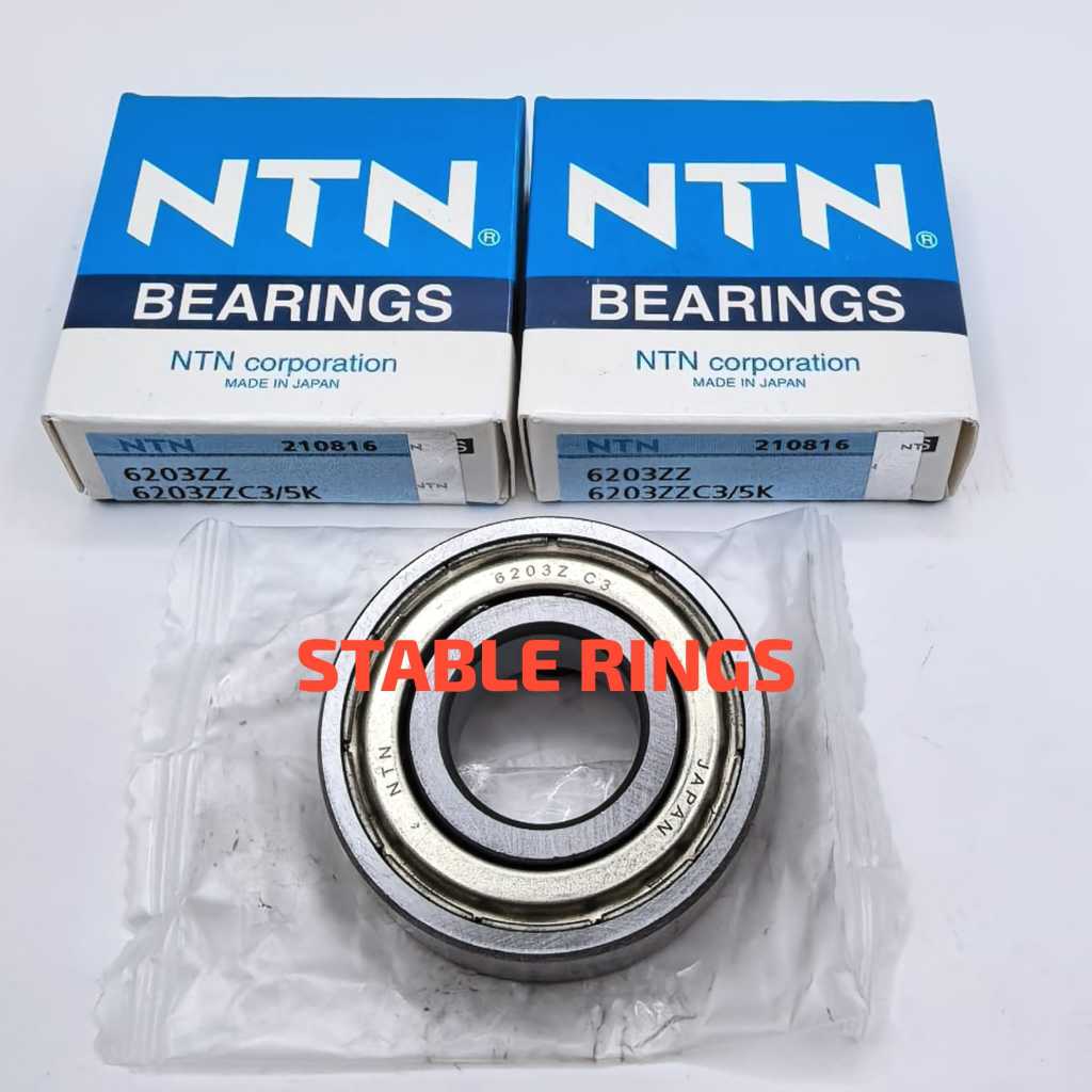 BEARING 6203 ZZ NTN TUTUP BESI 6203ZZ NTN