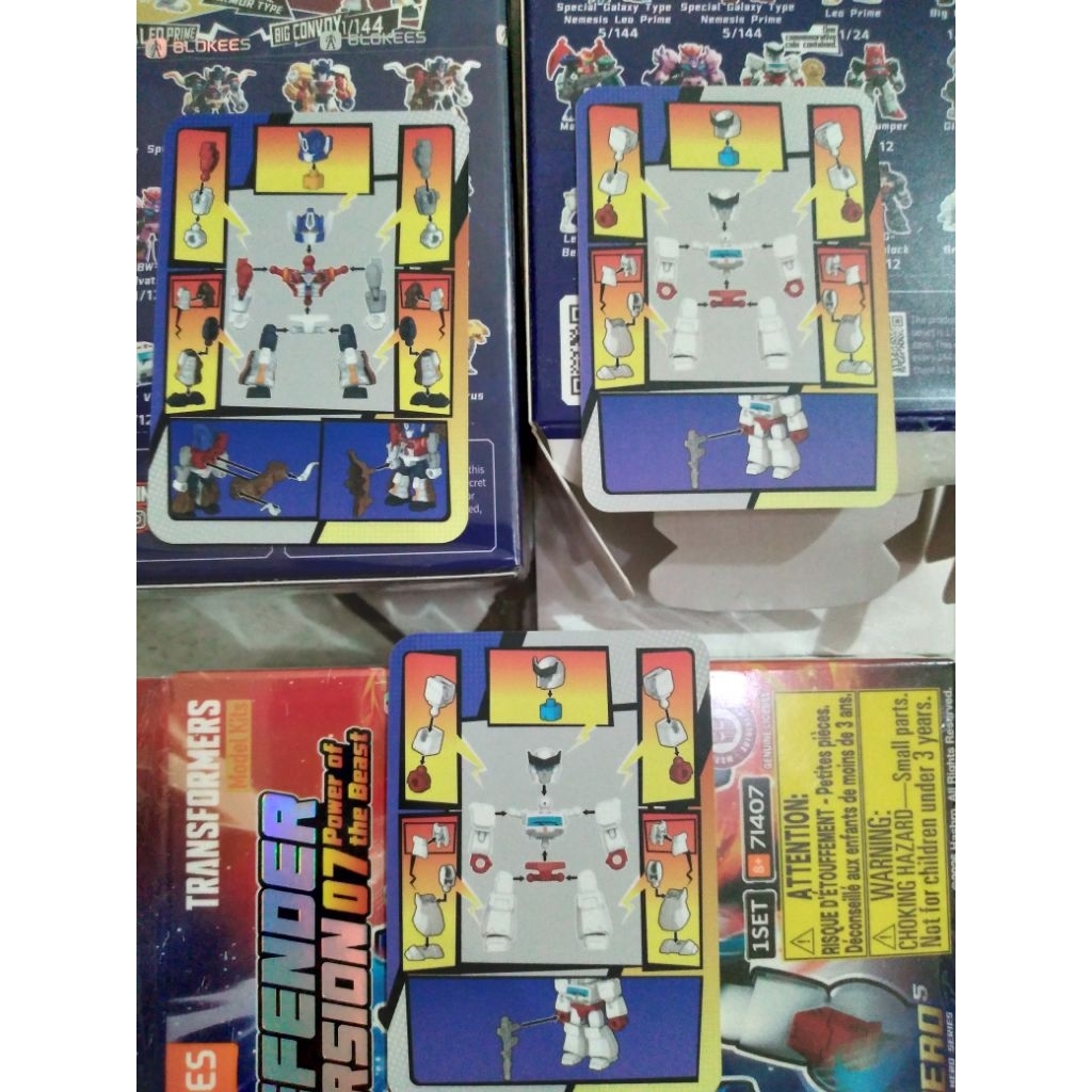 Blind Box transformers Dapet 3pcs Big Convoy OFC & Rachet 2pcs ga ada koin