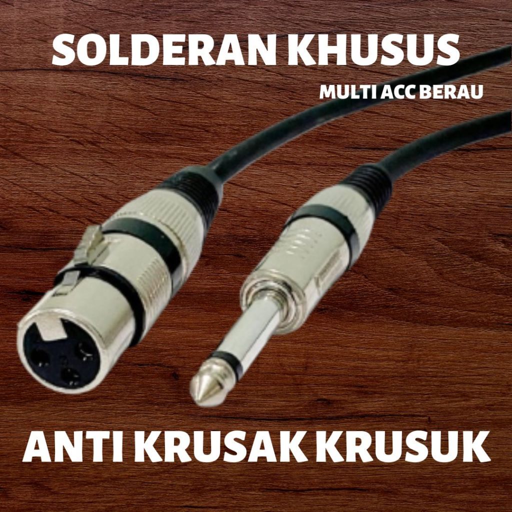 KABEL MIC | KABEL MICROPHONE | KABEL MIC BAGUS | KABEL AUDIO AKAI TO XLR