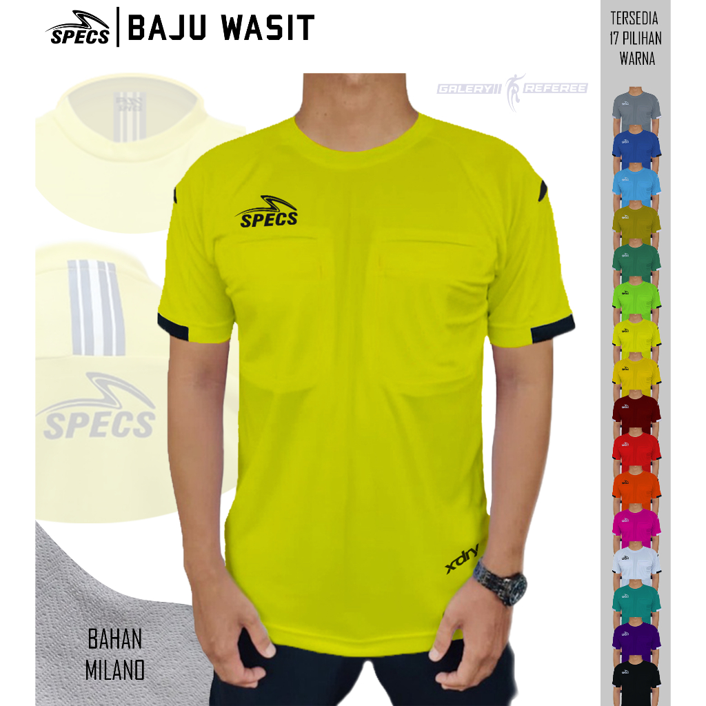 Baju Wasit SPECS  ( 16 WARNA )