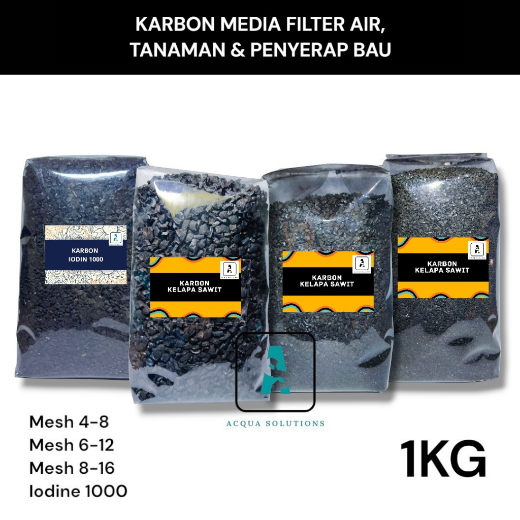 karbon Media Filter Air Penyerap Bau 1KG