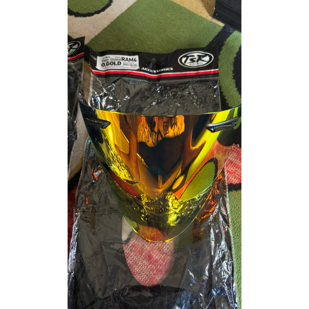 Visor Gold Helm TSR Kaca Helm TSR