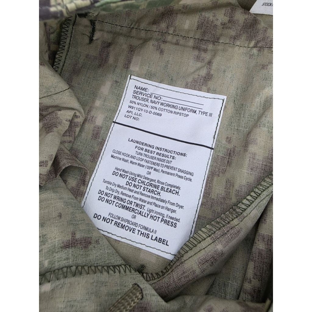 Original Cargo/ Trousers Pants Trousers Army US NAVY
AOR type III
