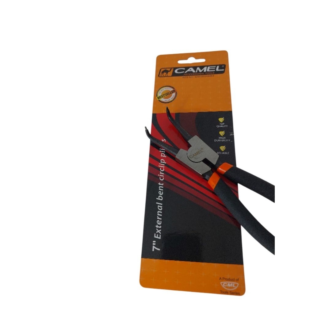 Camel tang snap ring tang bengkok lancip