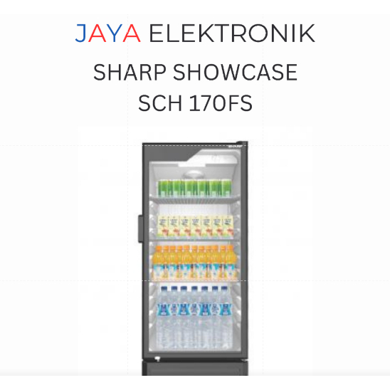 Kulkas Showcase SHARP SCH 170FS