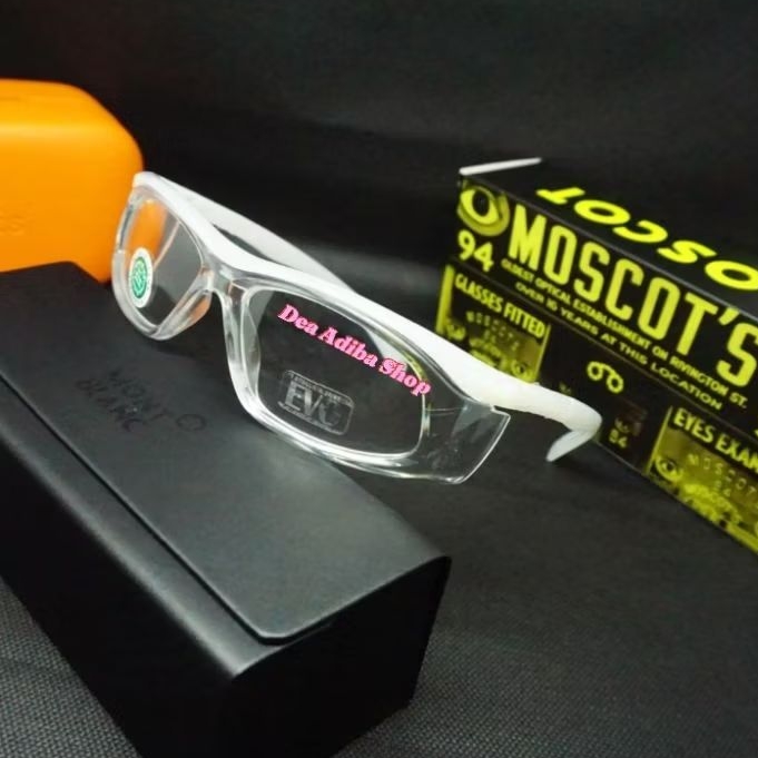 Kacamata Safety Evo3015CL Lensa Putih Anti Debu Frame Optik Premium