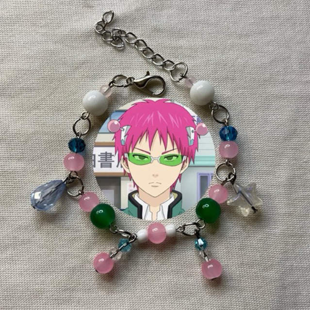 saiki kusuo bracelet | saiki k | gelang manik | gelang aesthetic | beads bracelet