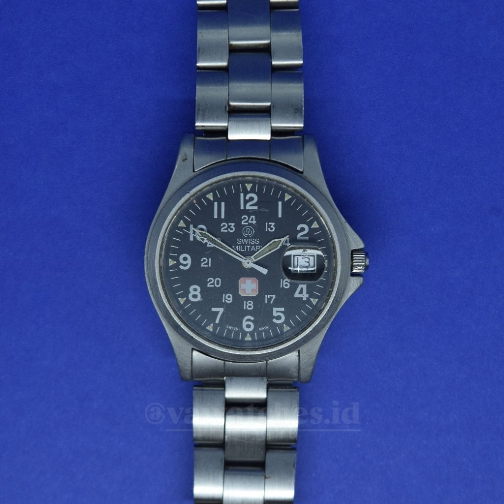 Jam Tangan Swiss Military Hanowa Titanium Swiss Movement Full Original Watch