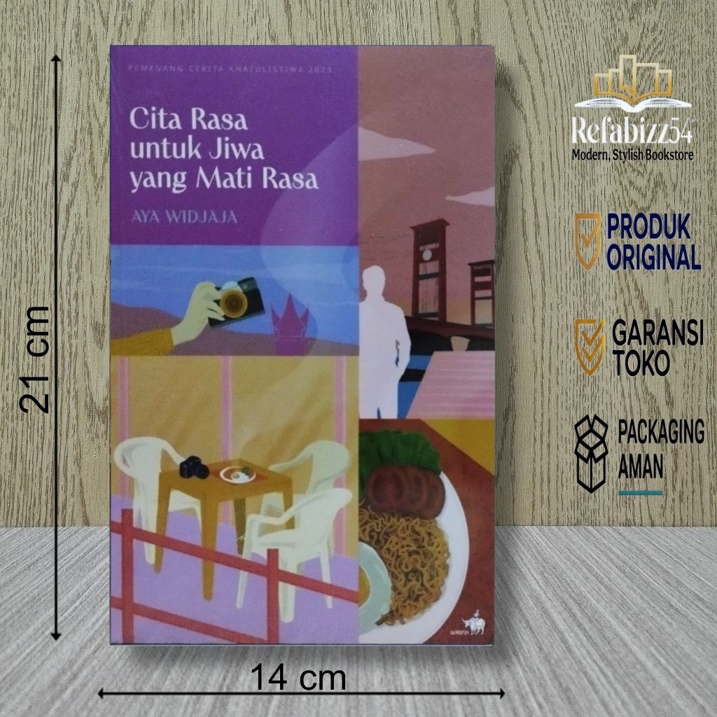 Buku Cita Rasa Untuk Jiwa Yang Mati Rasa - Pemenang Cerita Khatulistiwa 2023