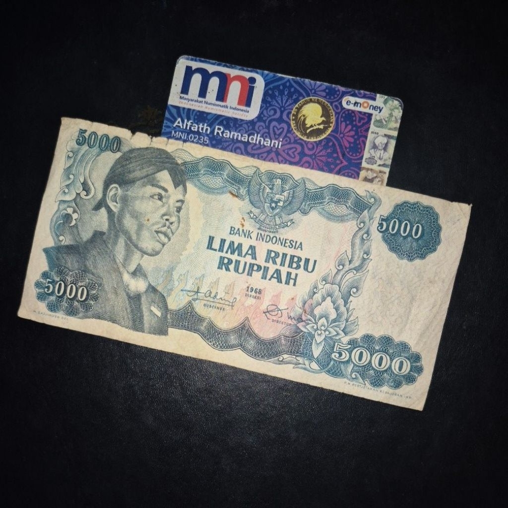 Uang Kuno Seri Sudirman Pecahan 5000 Rupiah