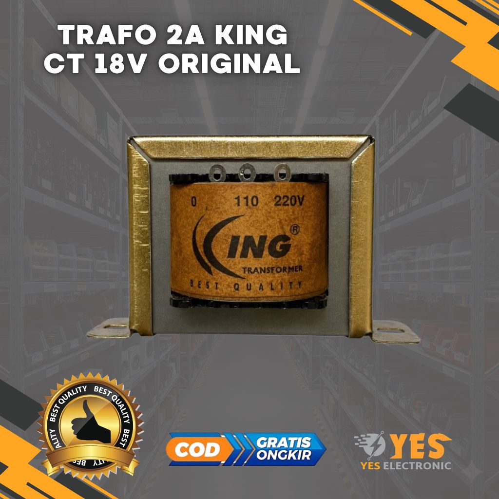Clearbuy.22 Original Trafo King 2A Trafo 2 Ampere Ct 18V King Best Quality Original Travo King 2A