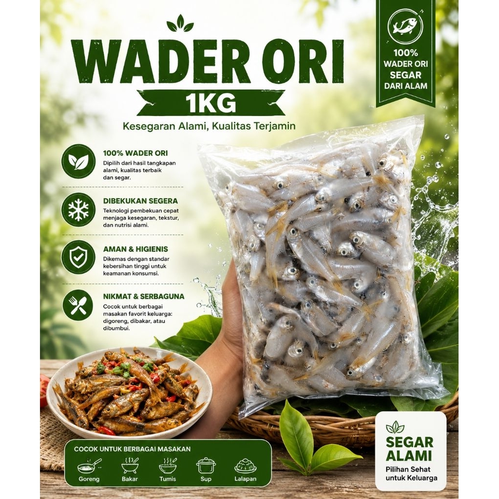 IKAN WADER 1KG//FROZEN FOOD INSTAN AREA SEMARANG KOTA