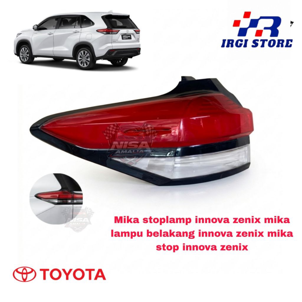 Mika stoplamp innova zenix mika lampu belakang innova zenix mika stop innova zenix