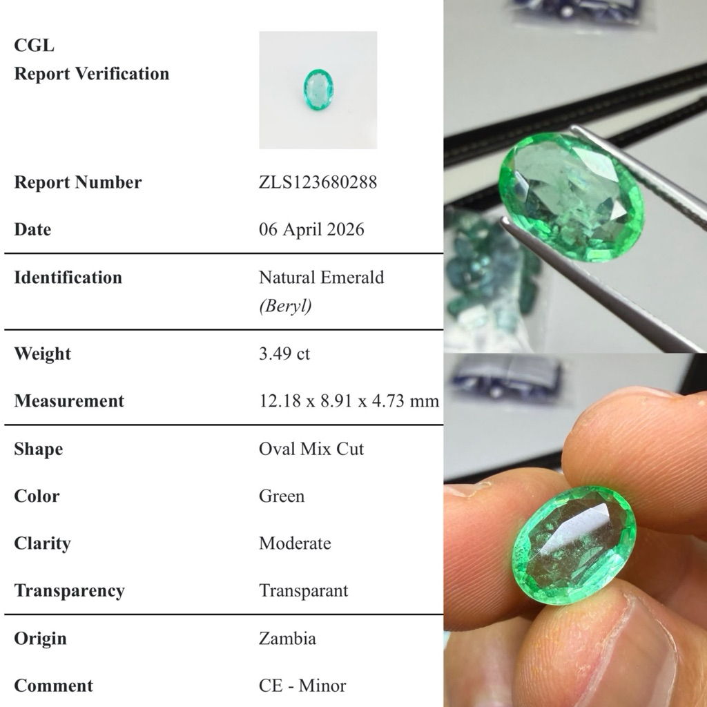 Natural Emerald Zambia HQ