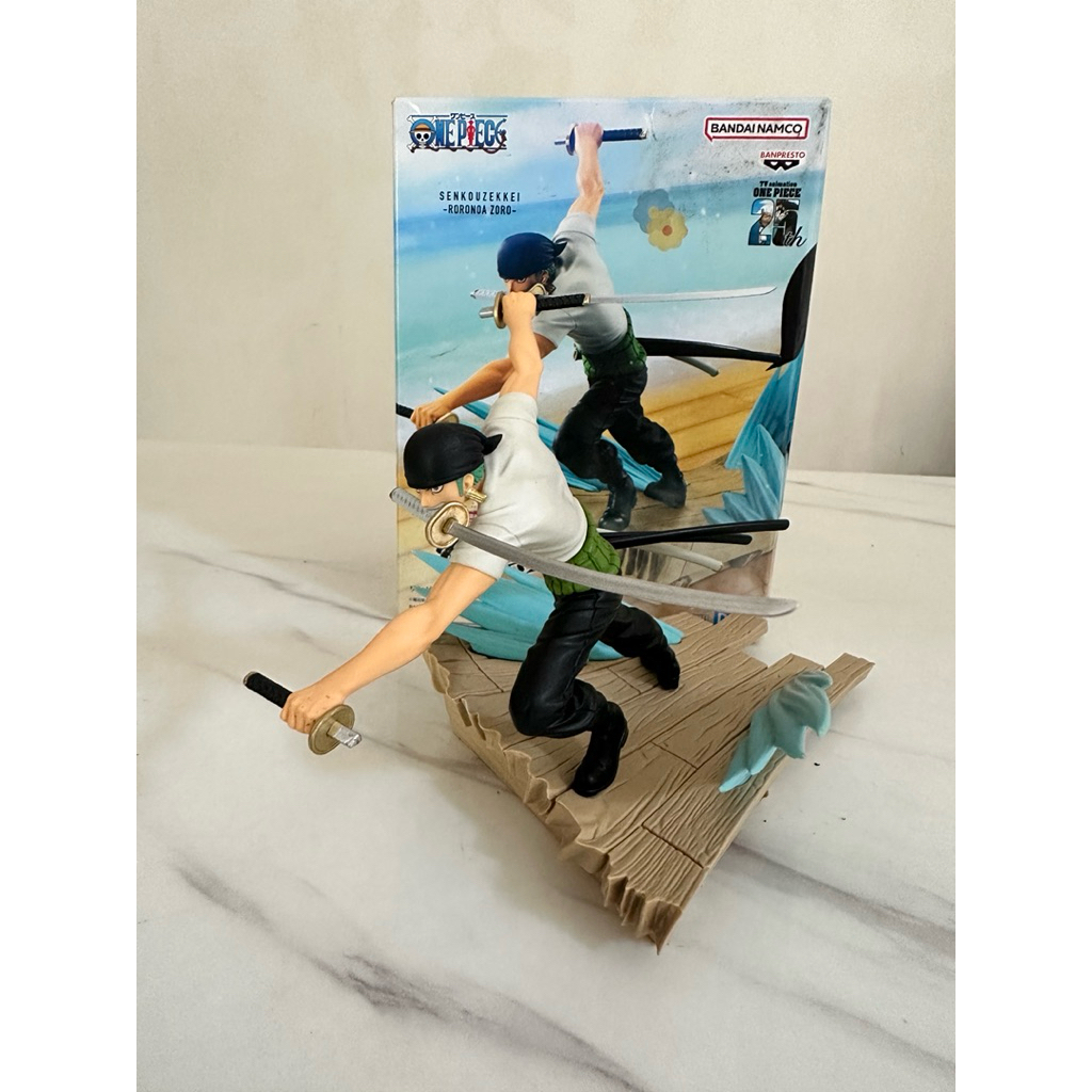 Action Figure Roronoa Zoro - Senkouzekkei (one piece) original bandai