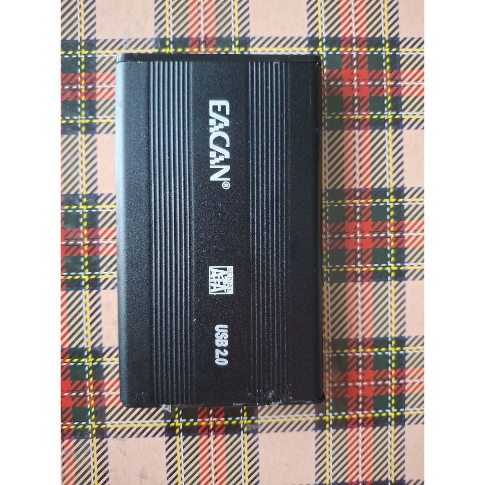 Casing Hardisk External USB 2.0 ini untuk Hardisk PC dengan ukuran sesuai foto (approx 13cmx8 cm), s