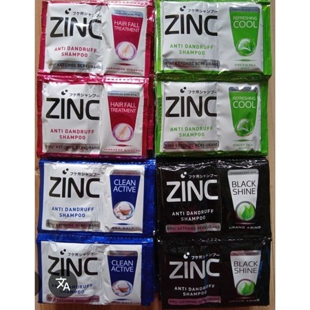Shampo Zinc Sachet 2 Renceng isi 48 pcs | Shampo Zinc Murah | Shampo Rambut Zinc sachet SHAMPO ZINC 