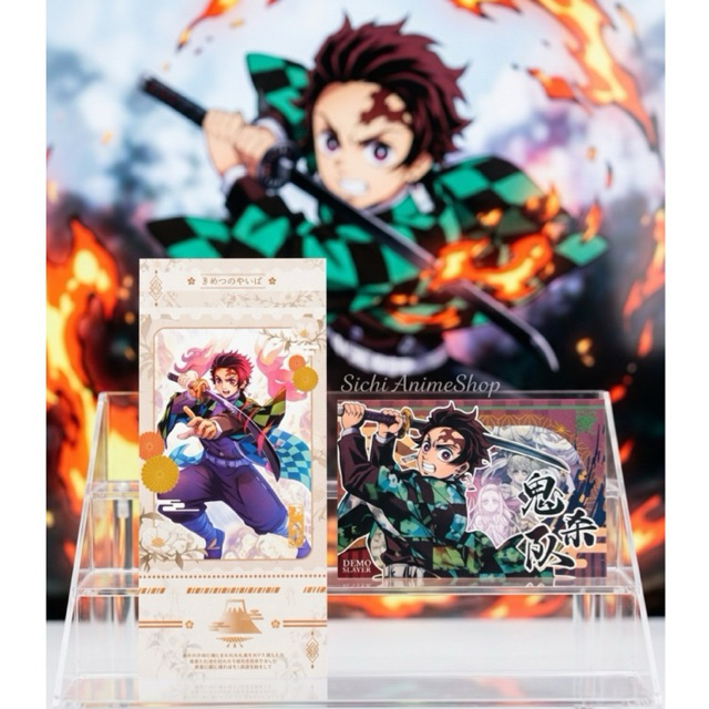 Set 2pcs LongCard / BookMark Demon Slayer | Kamado Tanjiro