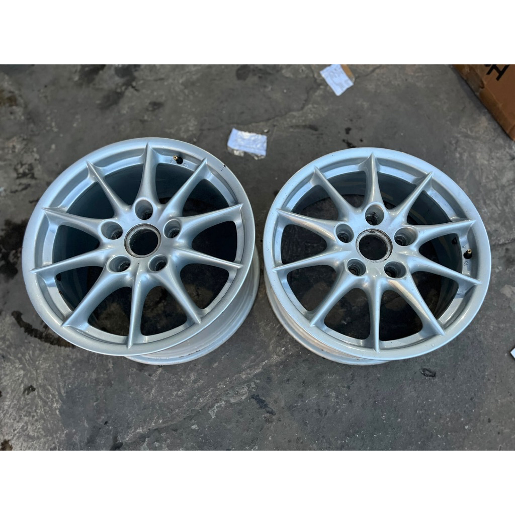 VELG SATUAN OEM ORIGINAL PORSCHE 911 CARRERA II (SERI 96). MADE BY BBS GERMANY ORIGINAL. 2PCS VELG D