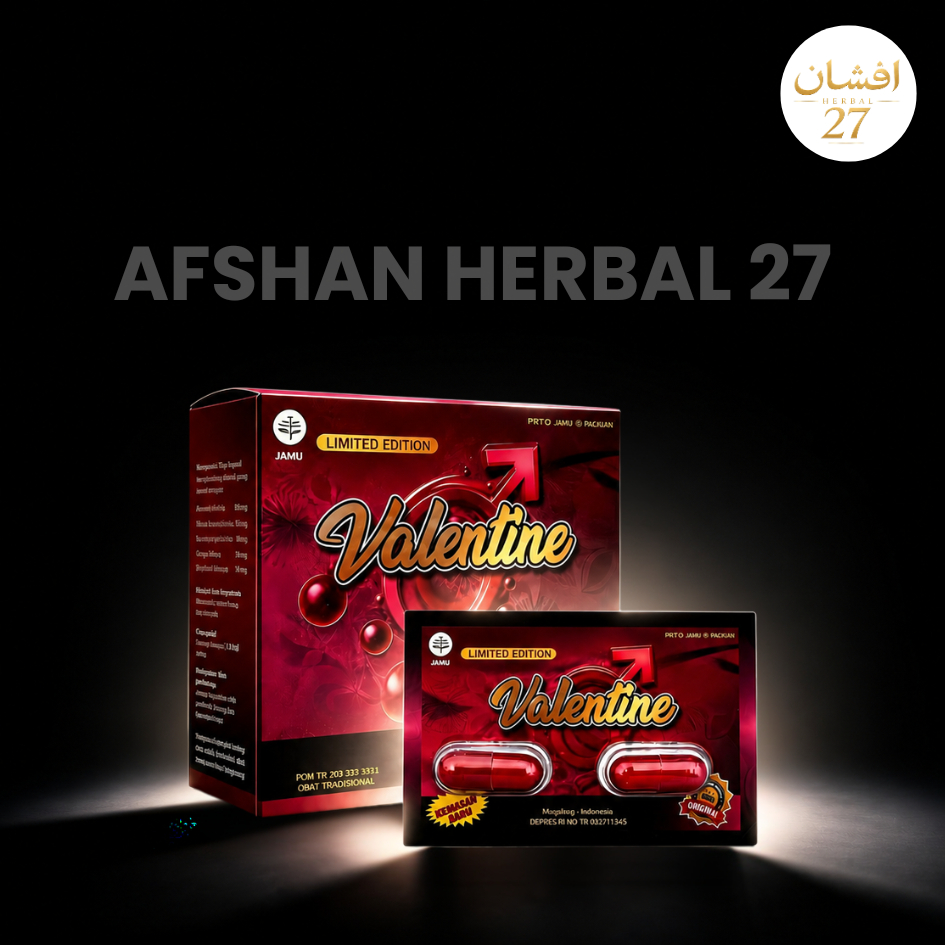 U.M Madu Bubuk Valentine Kapsul Original Box Isi 20