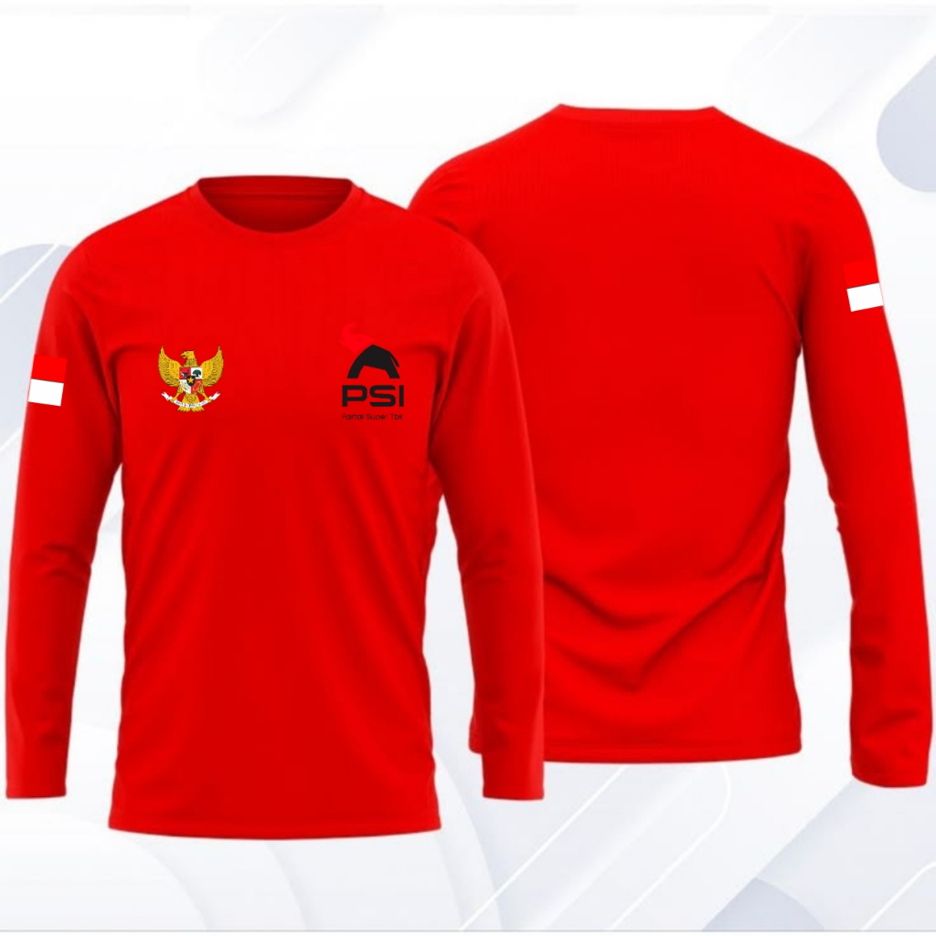 Kaos Distro Partai PSI / Kaos Partai PSI / Kaos Partai PSI Lengan Panjang Original M-XXL