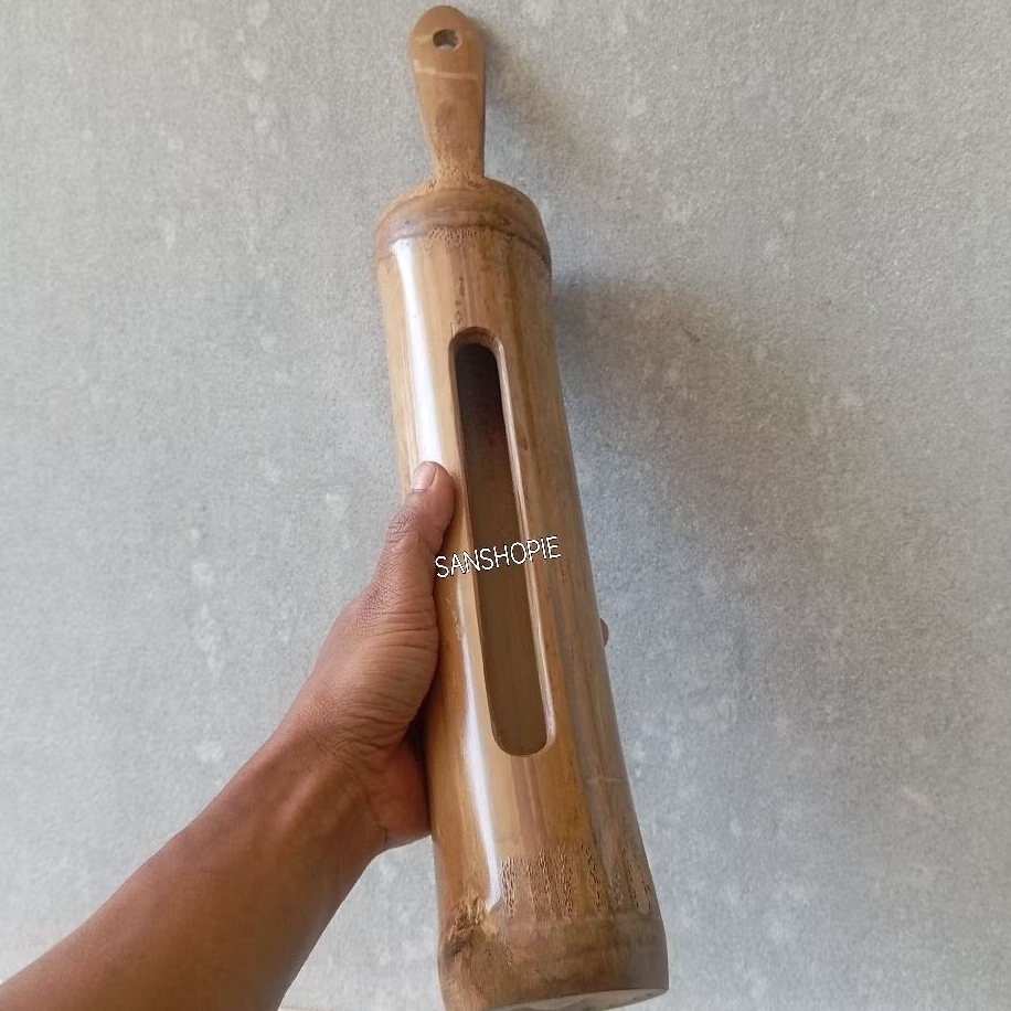 Kentongan bambu mini untuk jualan keliling