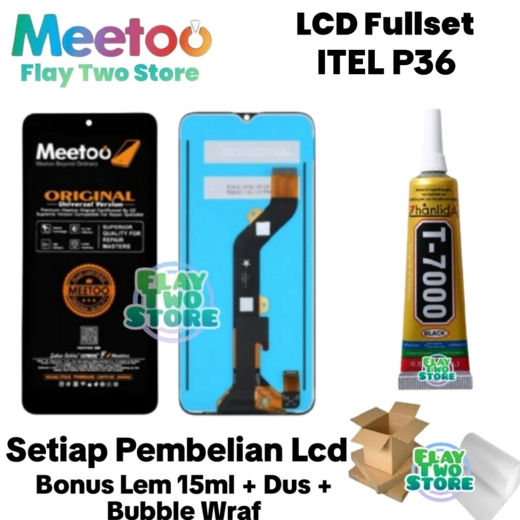 Lcd + Touchscreen Itel P36 LCD Meetoo Fullset ITEL P36