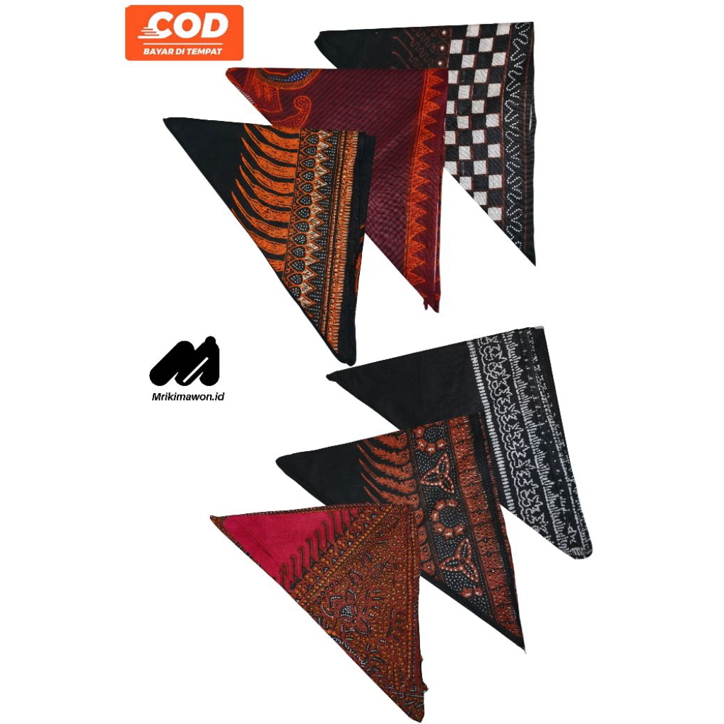 iket kepala segitiga | udeng segitiga | udeng | iket jawa | iket sunda traddisional | udeng printing