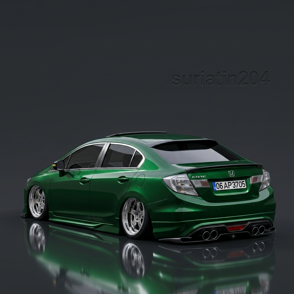 CICILAN 0% Bodykit Samping Side skirt Civic FB Custom Duraplek