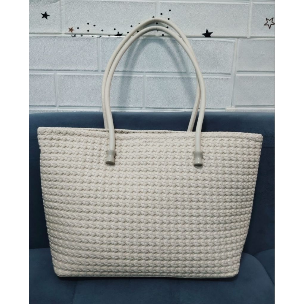 TAS FASHION TOTE WANITA BEIGE