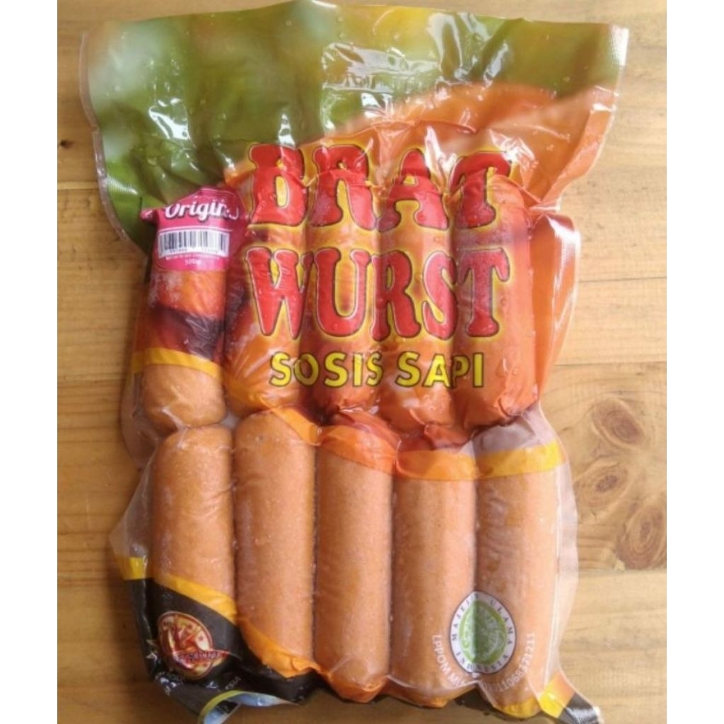 Sosis jumbo brad wurst premium/sosis bakar jumbo/sosis bakar sapi/sosis jumbo