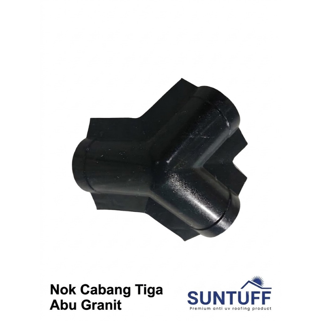 Nok Cabang Tiga UPVC Premium / Sambungan Bubungan Atap Anti Bocor