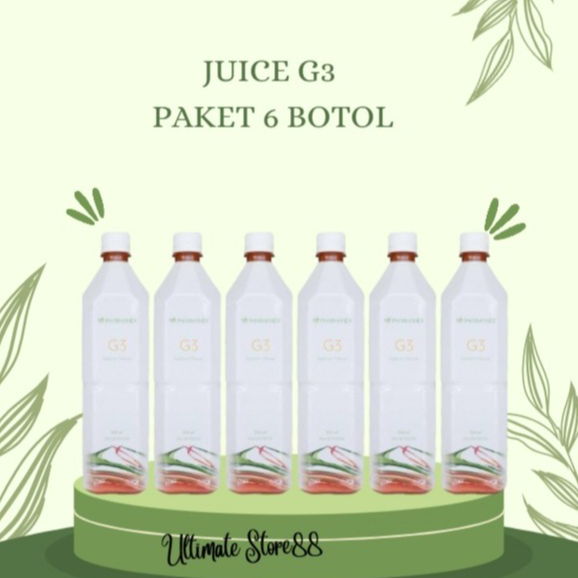 JUICE G3 SEGAR ISI 6 BTL ED 05/2027 JUS G 3 ANTIOKSIDAN TINGGI