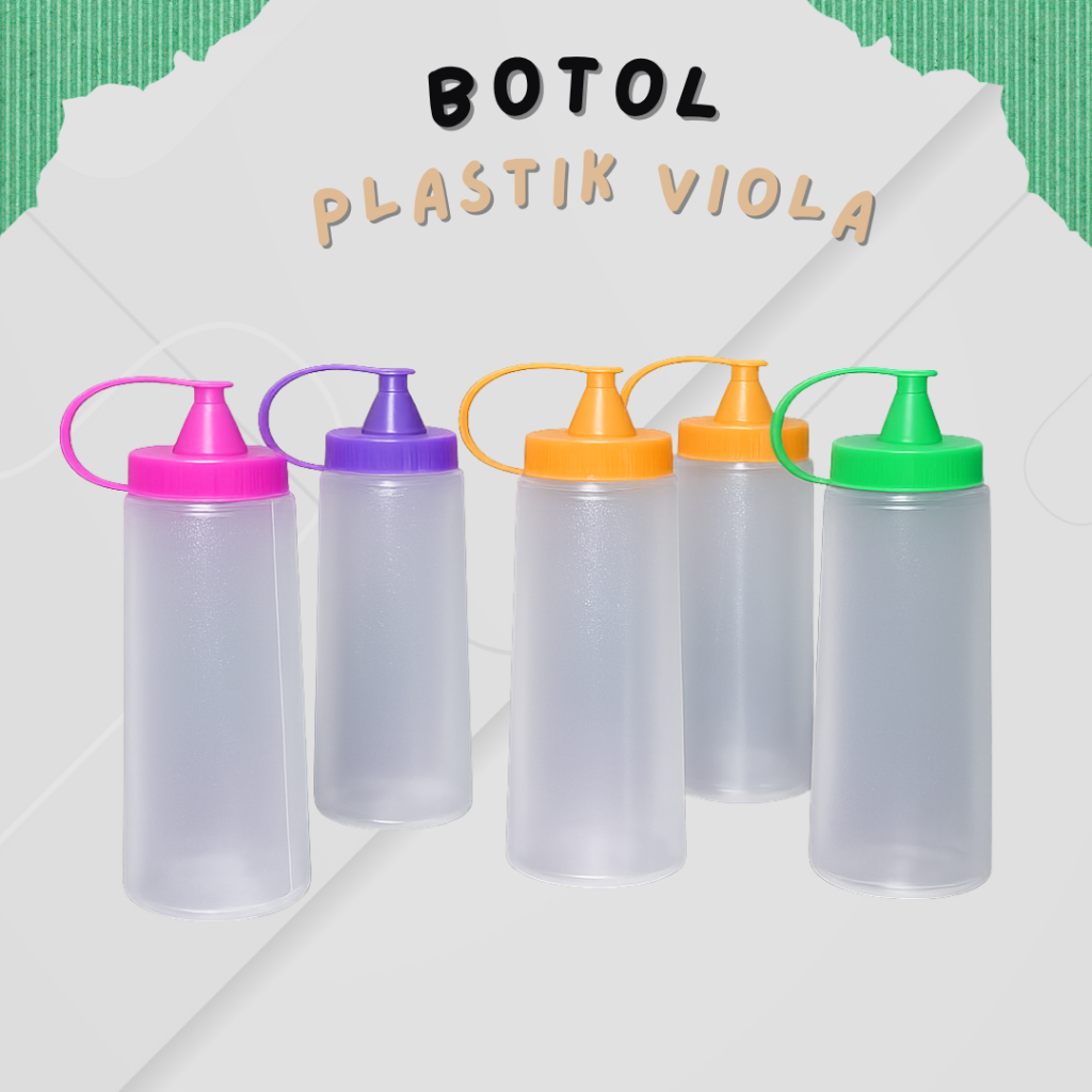 BOTOL SAOS PLASTIK / BOTOL KECAP PLASTIK VIOLA / BOTOL MAYONES PLASTIK / BOTOL PLASTIK/serbaguna