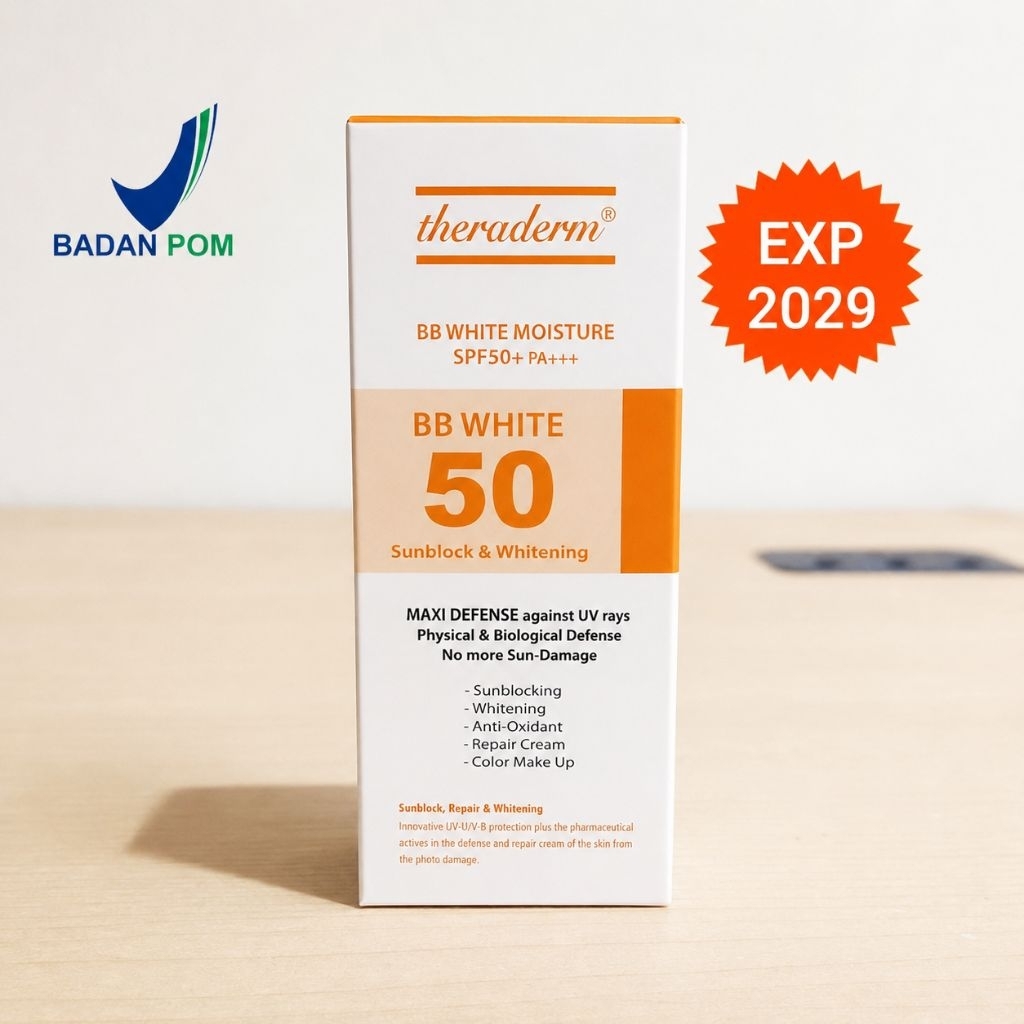 THERADERM BB WHITE MOISTURE SPF 50 - WHITENING SUNBLOCK