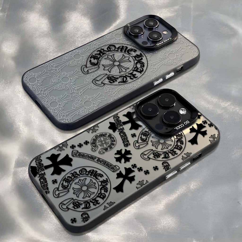 Case REALME 15 15 PRO 16 PRO 16 PRO PLUS Casing Lunak Ponsel TPU Silikon Tekstur Matte IMD Crome Hea
