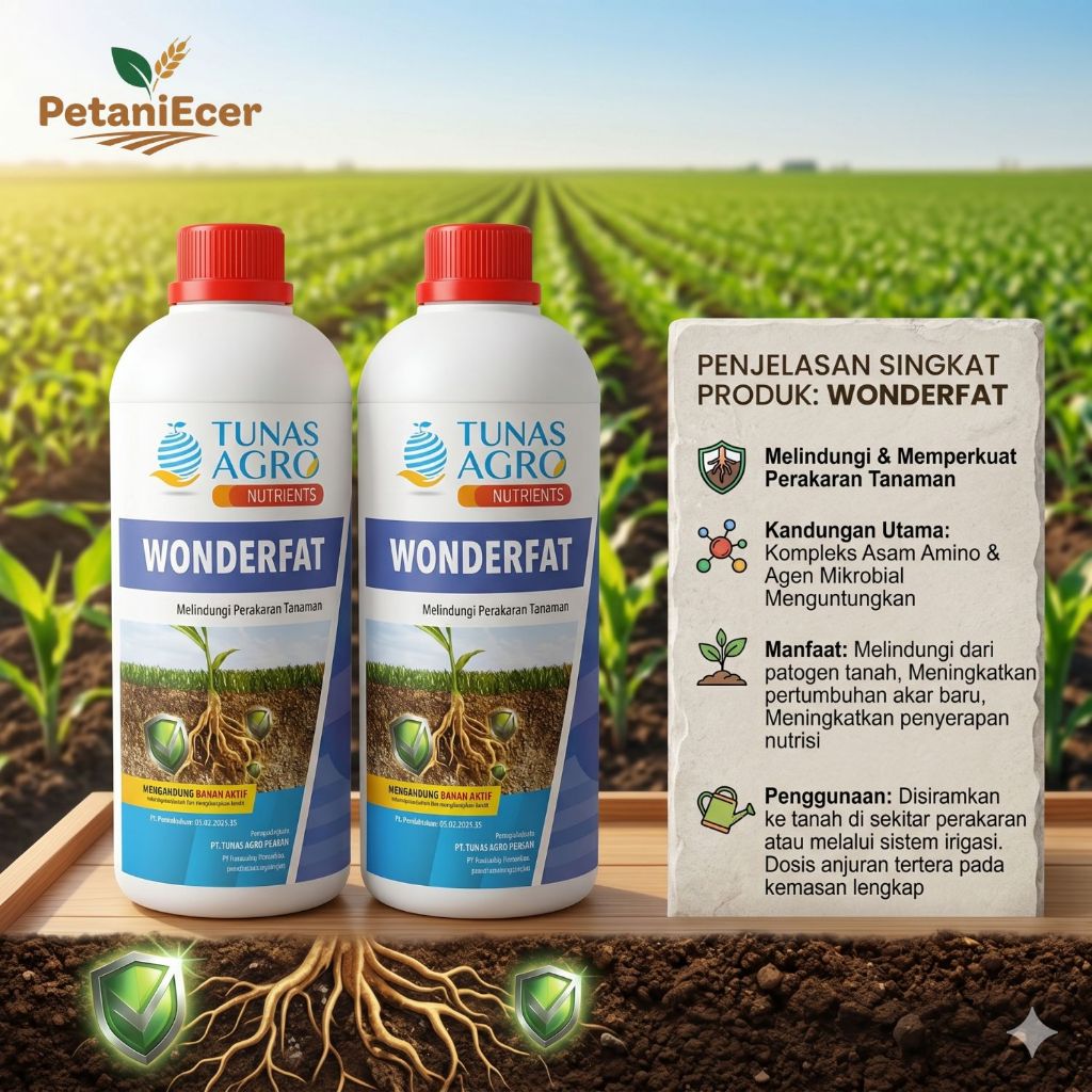 Wonderfat Tunas Agro 1L Nutrisi Akar Dan Tanah